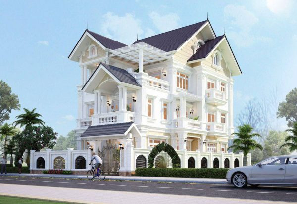 Phong cách Hàn Quốc được sử dụng trong thiết kế biệt thự mini Phong cách Hàn Quốc được sử dụng trong thiết kế biệt thự mini